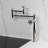 Kingston Brass Fuller Two-Handle 1-Hole Deck Mount Pot Filler Faucet-91111297