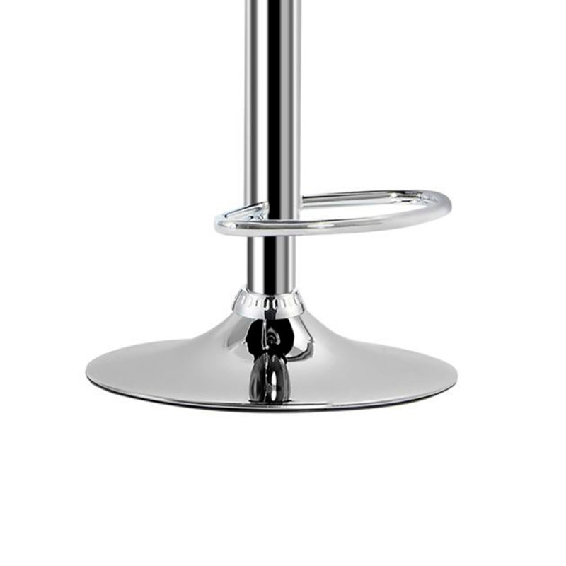 Swivel Upholstered Adjustable Height Counter Stool with Metal Frame
