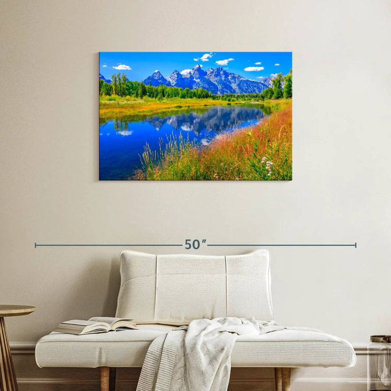Alvord Grand Teton, fleurs sauvages, H 24 po x l 36 po