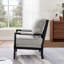 Chaise d'appoint rembourrée avec structure en bois tourné, gris-396921502-396921474-396921503