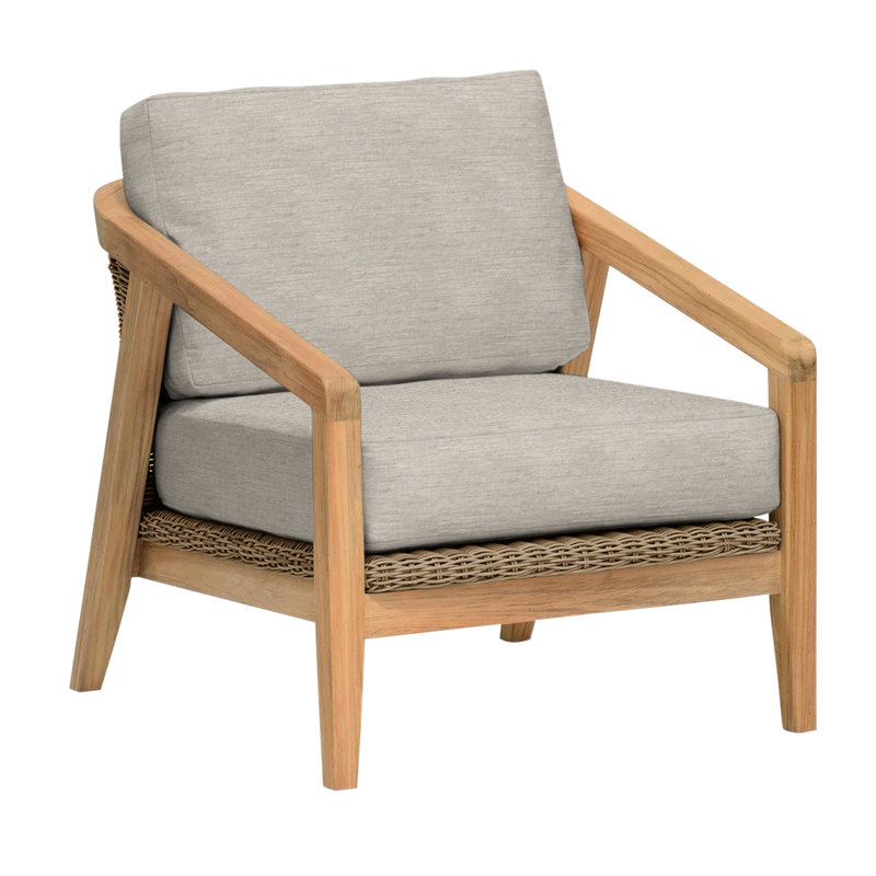 Spencer Outdoor Lounge Chair, Fog, Spencer Willow
