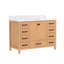 Ensemble de meuble-lavabo simple 48 po avec comptoir en pierre artificielle sans miroir 48 po-2027100922-2027100924