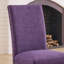 Chaises de salle à manger en tissu avec garniture cloutée (ensemble de 2)-129231505