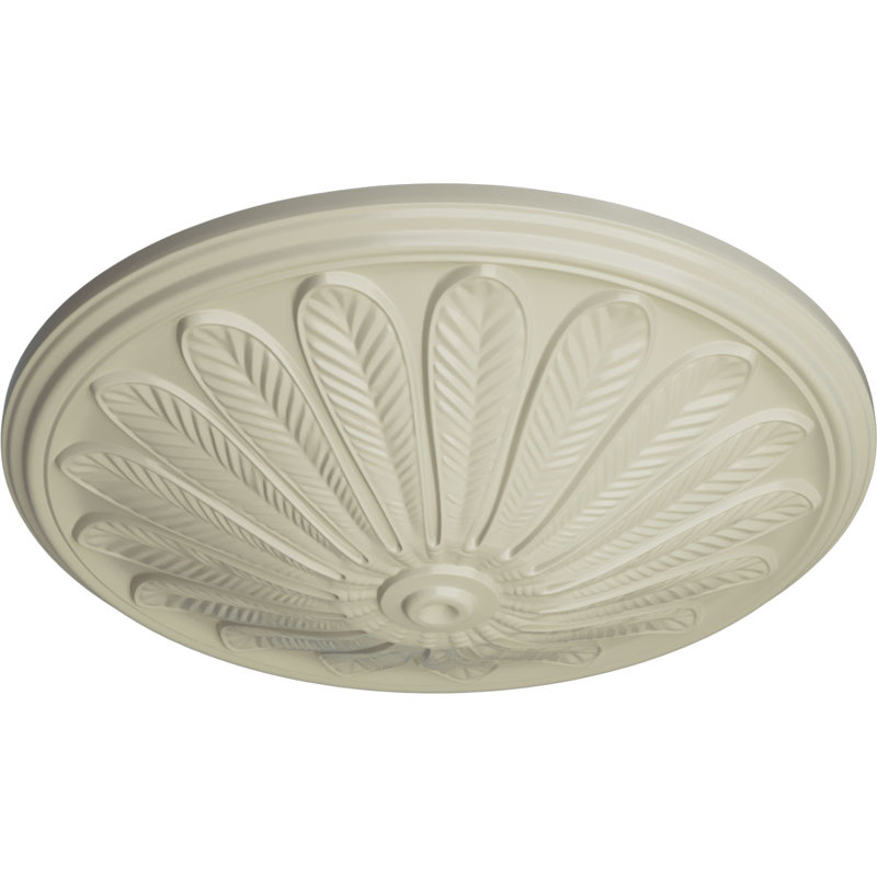 Médaillon Endurathane Shell, Jaune clair