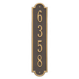 Richmond 1-Line Wall Address Plaque