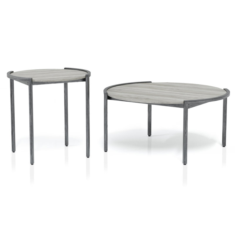 Ensemble de tables basses Ponce, 2 pièces: table basse, table de bout