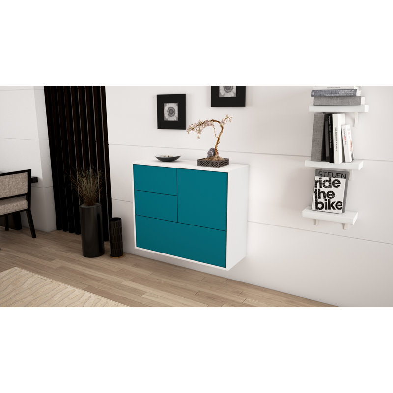 Seaforth 92cm Sideboard, Turquoise