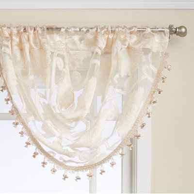 Kelliher Floral Scalloped Window Valance