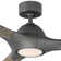 Woody 3 - Blade Outdoor/Indoor Smart Propeller Ceiling Fan with LED Light Kit and Remote Control Included, Works With Alexa and iOS or Android App