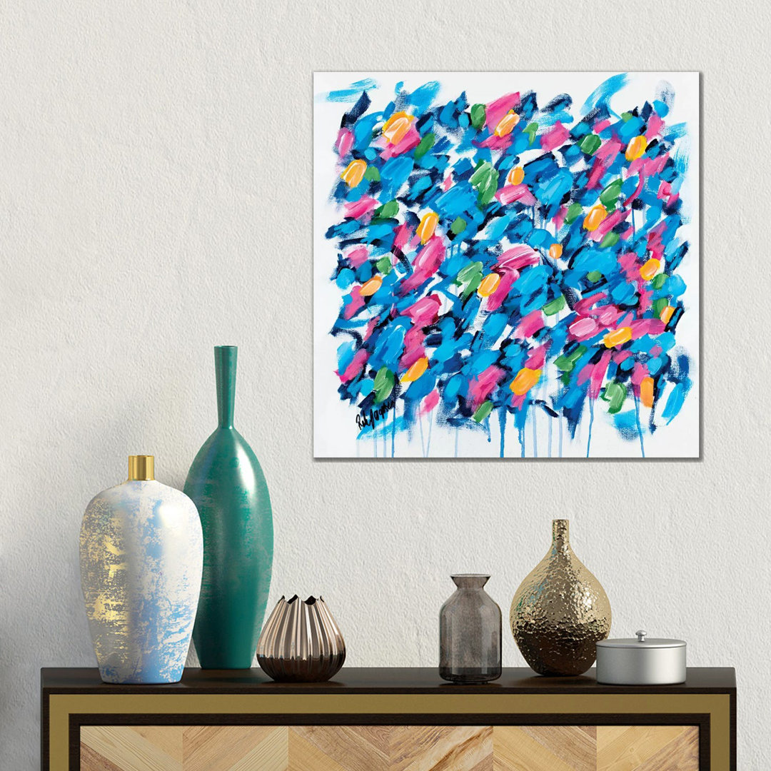 Blue Crush von Robin Jorgensen - Giclée auf Leinwand ohne Rahmen