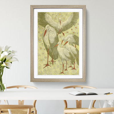Van Hoytema, Theo Stork Family by Theo Van Hoytema - Picture Frame Graphic Art