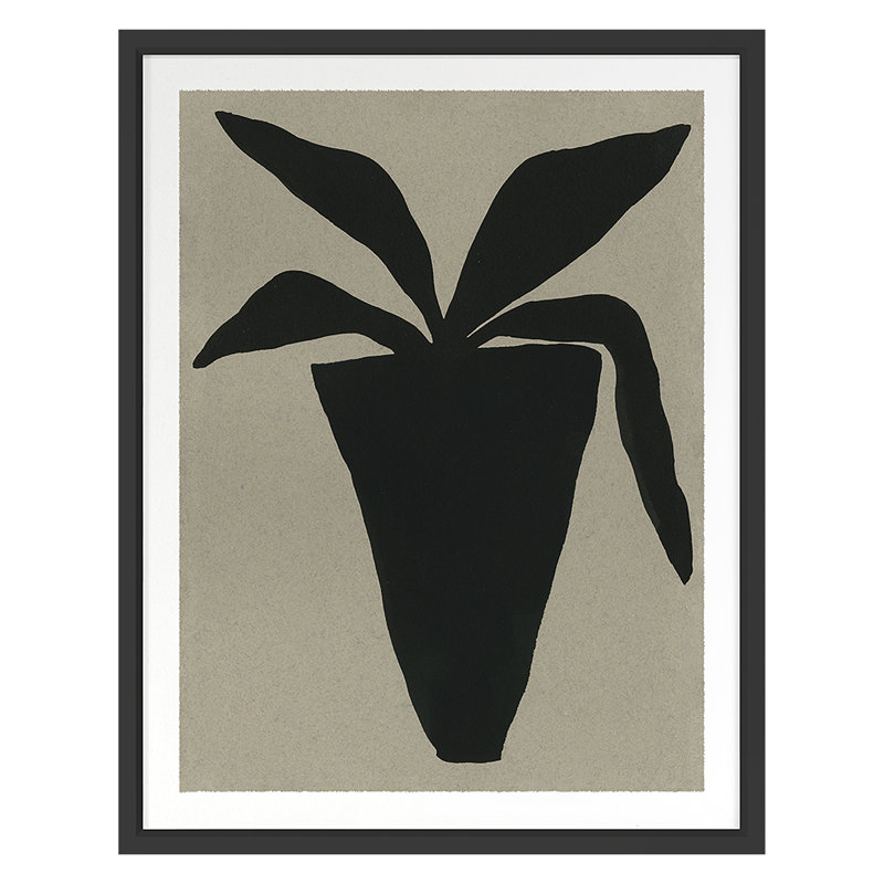 Teenie Ink 4 Print by Kate Roebuck, Black Framed, 25" H x 20" W