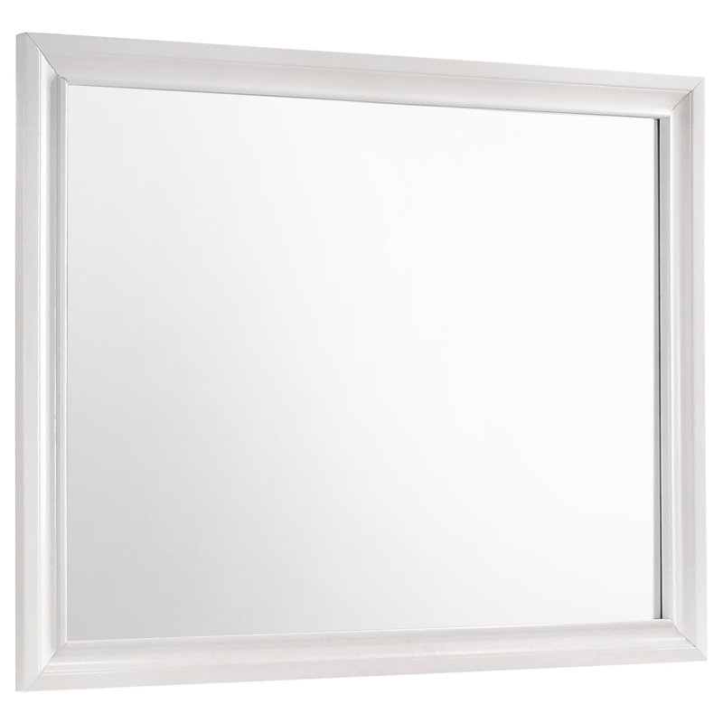 Design élégant - Miroir de commode Gazdecki, Blanc