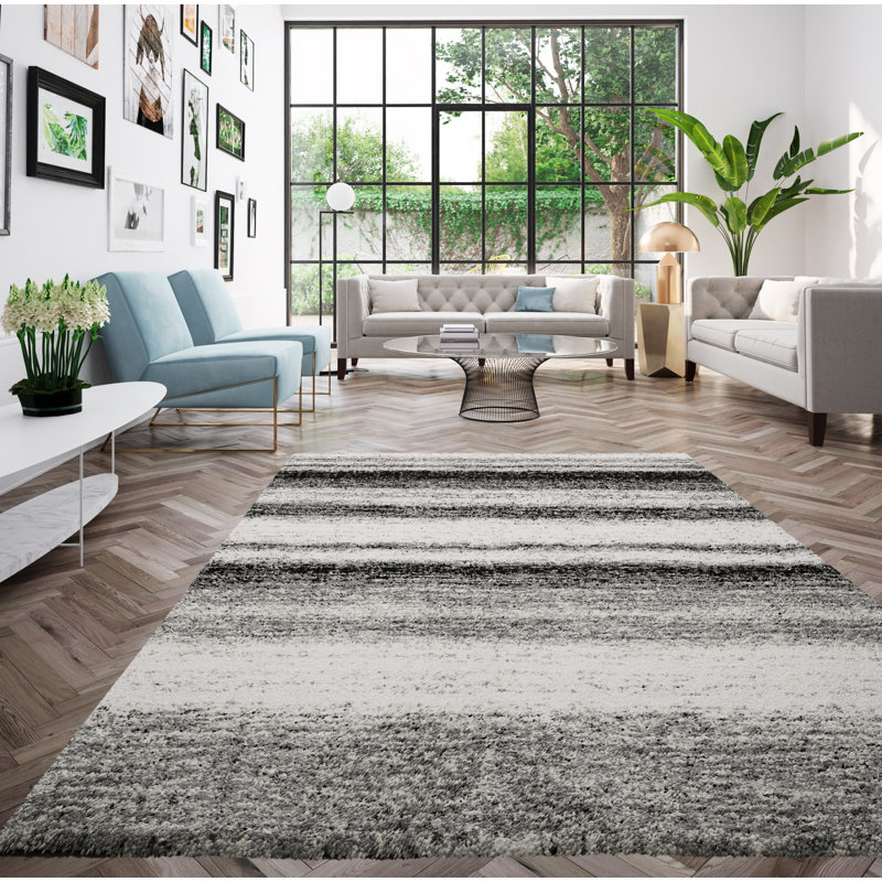 Zooey Striped 120cm X 170cm Area Rug