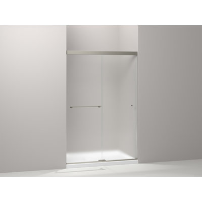 Revel 47.63'' x 70'' Double Sliding Shower Door with CleanCoat® Technology