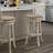 Beecroft Swivel Upholstered Counter Stool with Solid Wood Frame-1126740382