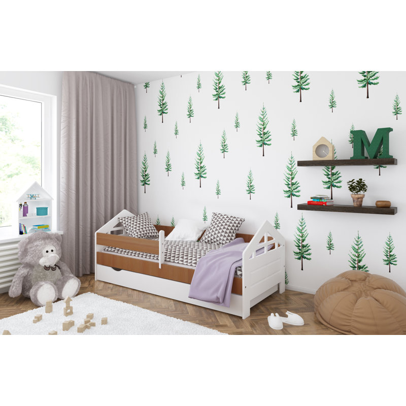 Vezina Cabin Bed with Storage Included, Alder, 80 x 140 cm