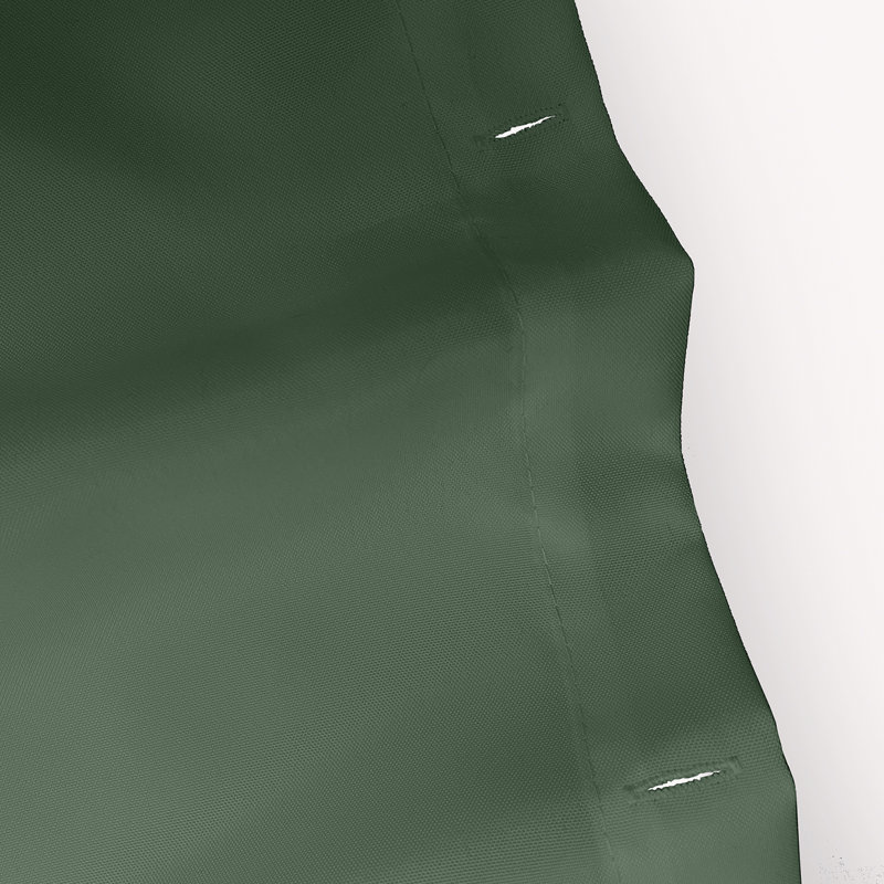 Rideau de douche simple Ashcraft, Vert
