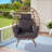 Wicker Egg Chair, Oversized Indoor Outdoor Lounger-1704050856