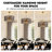 24" 8-Light Dimmable Drum Chandelier