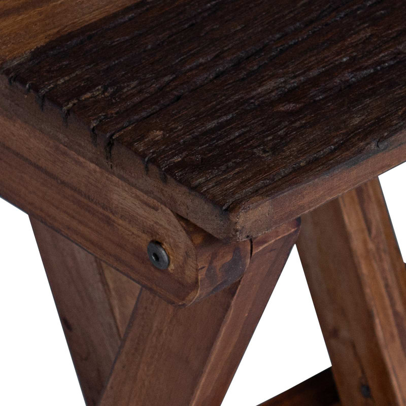 Solid Wood Accent Stool