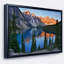 «Beautiful Moraine Lake Canada - Floater Frame», reproduction de photo sur toile-26694480