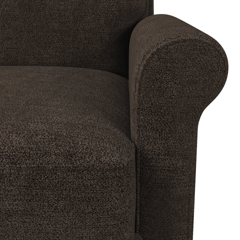 Leni Upholstered Recliner, Pistachio Green Ikat