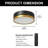 11.8in 24W LED FLush Mount Ceiling Light