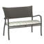 Banc tissé Skye - Gris ardoise-24021464-24021540-70236886
