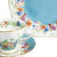 Ensemble de 3 assiettes à soucoupe 100 ans Royal Albert, Florence, 1940