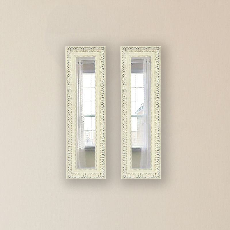 Ensemble de miroirs 2 pièces Wanneroo, H 29,5 po x l 11,5 po