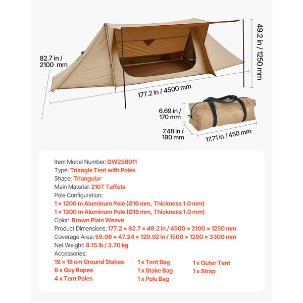 Dimensions du produit