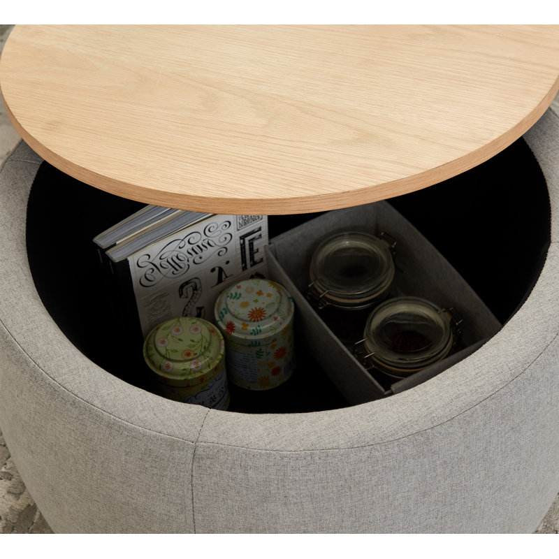  Round Storage Footstool