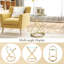 Jefre Tempered Glass Top End Table-106886838