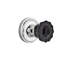 Classic Rosette with Crystal Black Door Knob-558777247