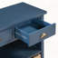 Console rétro avec paniers tissés jacinthe d'eau-821422423