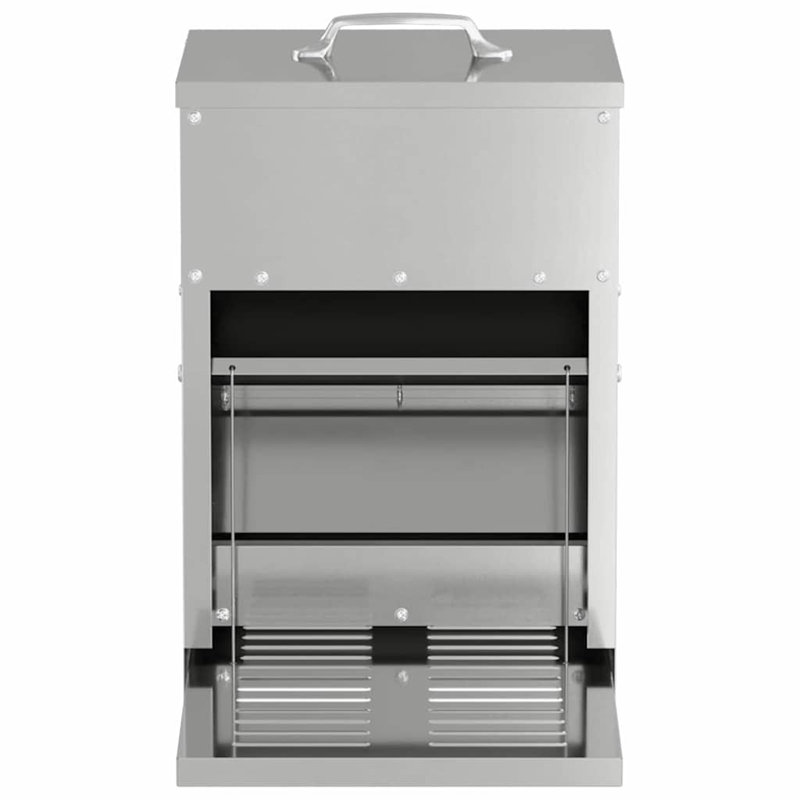 Galvanised Steel Feeder, 40cm H x 25cm W x 42cm D