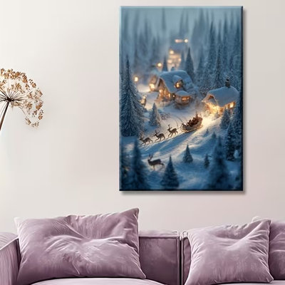 1 Piece Wrapped Canvas Wall Art