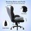 Fauteuil de direction avec soutien lombaire gonflable Fauteuil de bureau ergonomique avec accoudoirs rembourrés-2026413828