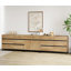 Buffet 3 en 1 moderne avec 12 tiroirs, armoire de rangement avec tablettes réglables, armoire à café pour le salon, cuisine