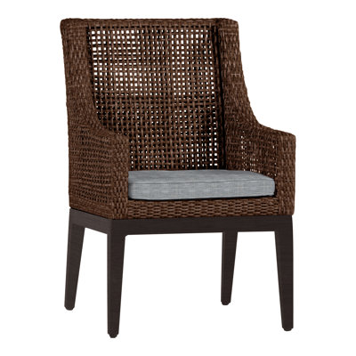 Peninsula Patio Dining Armchair with Cushions