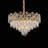 Regalia 13-Light Crystal Chandelier - Gold