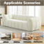 Canapé chenille en mousse pure, canapé nuage matelassé moderne, canapé chenille en mousse pure à assise profonde, canapé moderne confortable, convient aux salons, aux chambres et aux appartements-1278448526