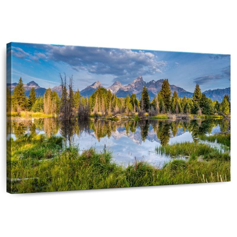 Scène de montagne Alvord Grand Teton, H 16 po x l 24 po