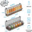 6-Tier Spice Rack Organizer With Door Hook, Wall Mounted & Over The Door Spice Racks For Kitchen Pantry Door Cabinet, Two Size, Large Capacity, Black-1256136712