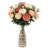 Woven Rattan Decorative Glass Table Vase