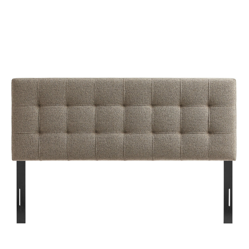 Tête de lit tapissier Peyton, Grand lit, Taupe