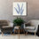 «Forest Ferns 2 V2 Blue» par Albena Hristova, art mural sur toile