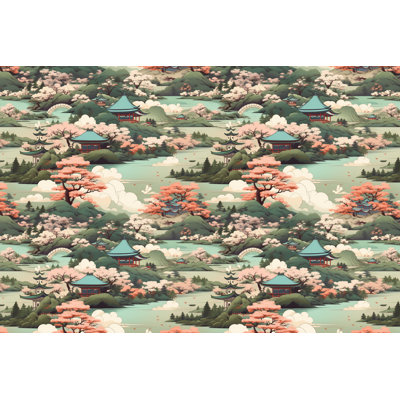 Housse de couette Cherry Blossom Landscape