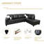 Canapé modulaire en cuir 2 pièces Bawan-2074801170-2074801188